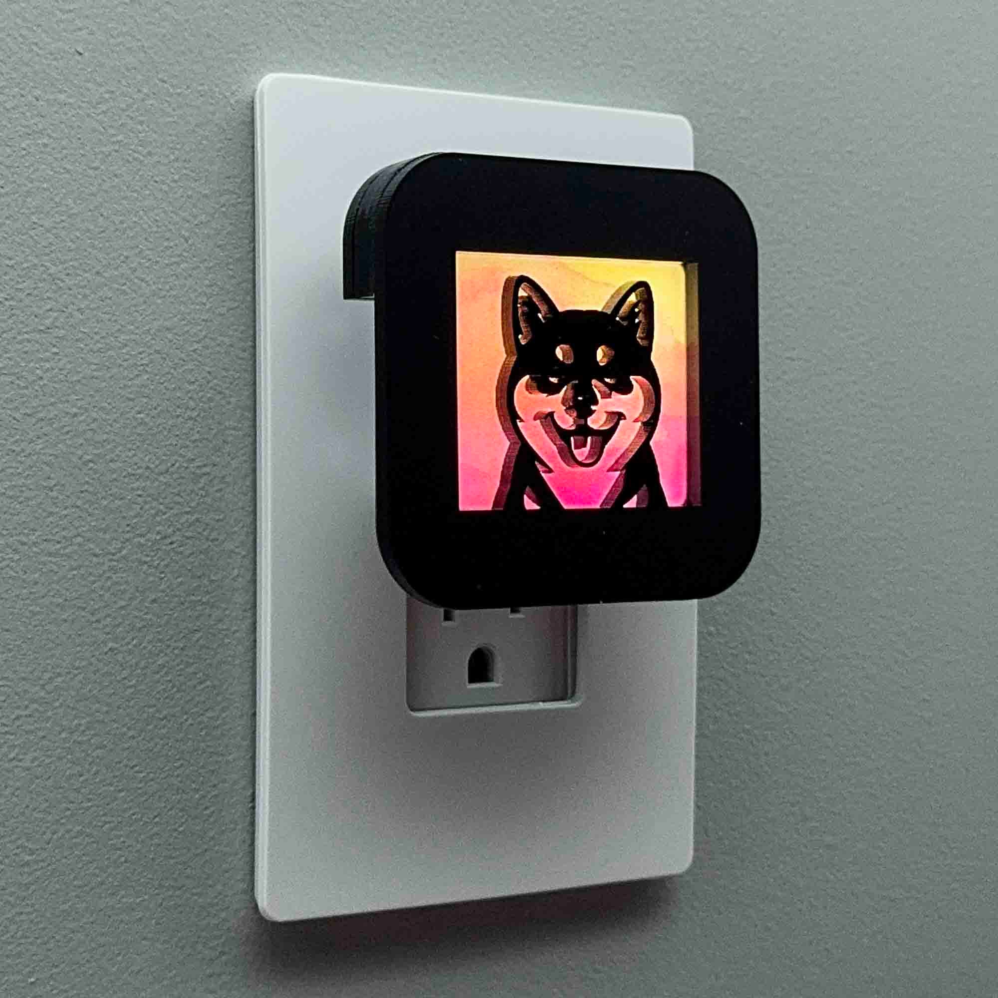 Shiba Inu Dog Night Light