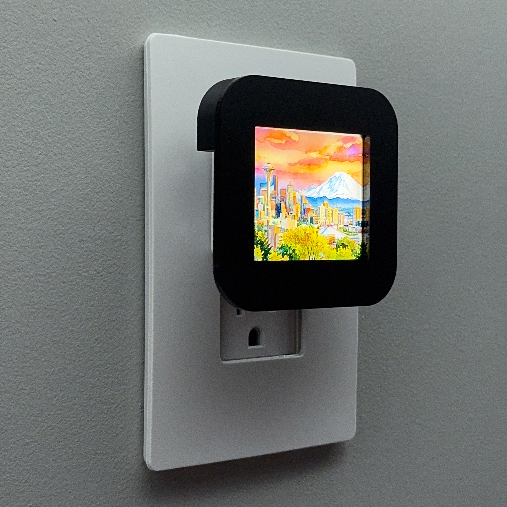 Seattle Sunset Night Light Cover ONLY