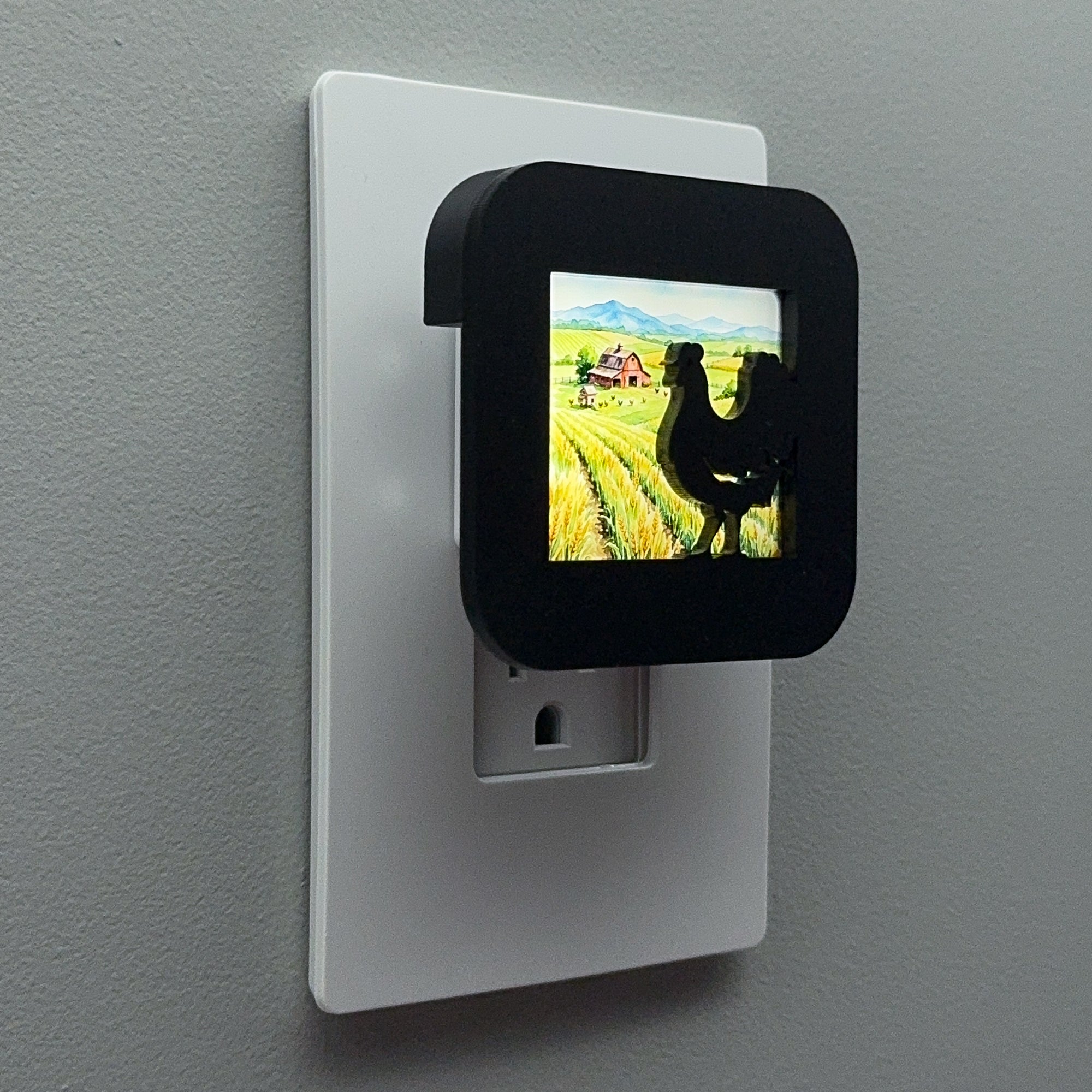 Chicken and Farm Night Light Cover ONLY