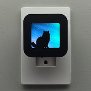 Fluffy Cat Night Light