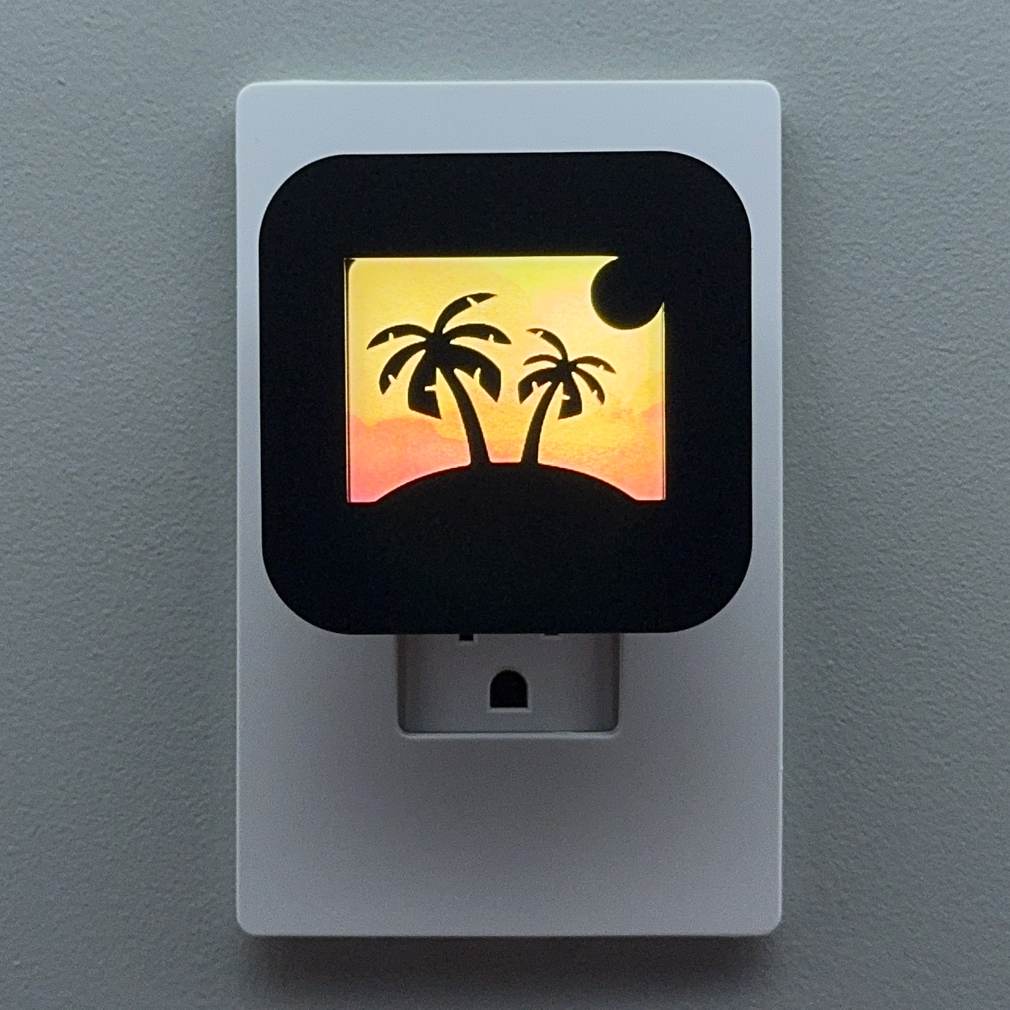 Palm Trees Night Light Cover ONLY