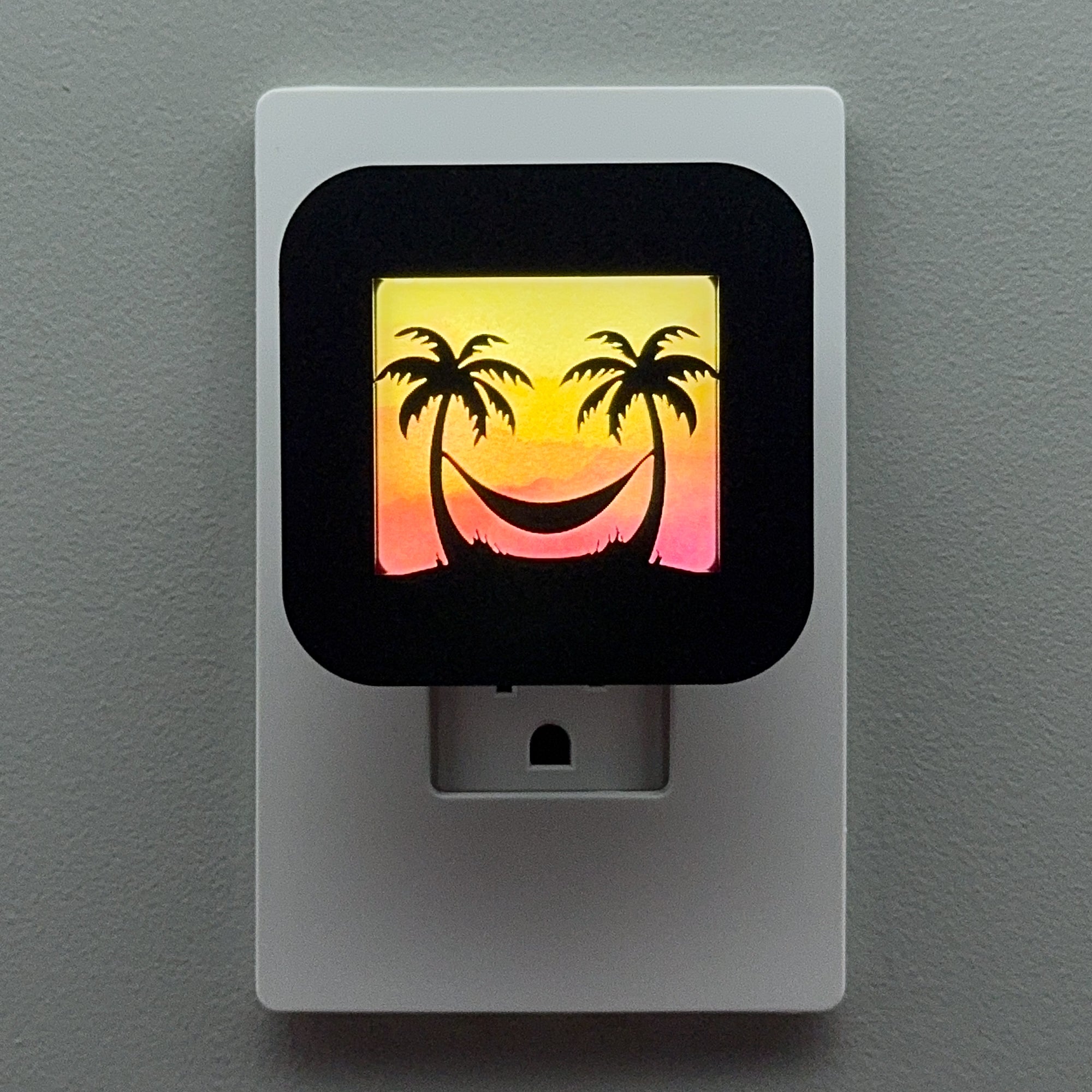 Palm Trees and Hammock Night Light Cover ONLY