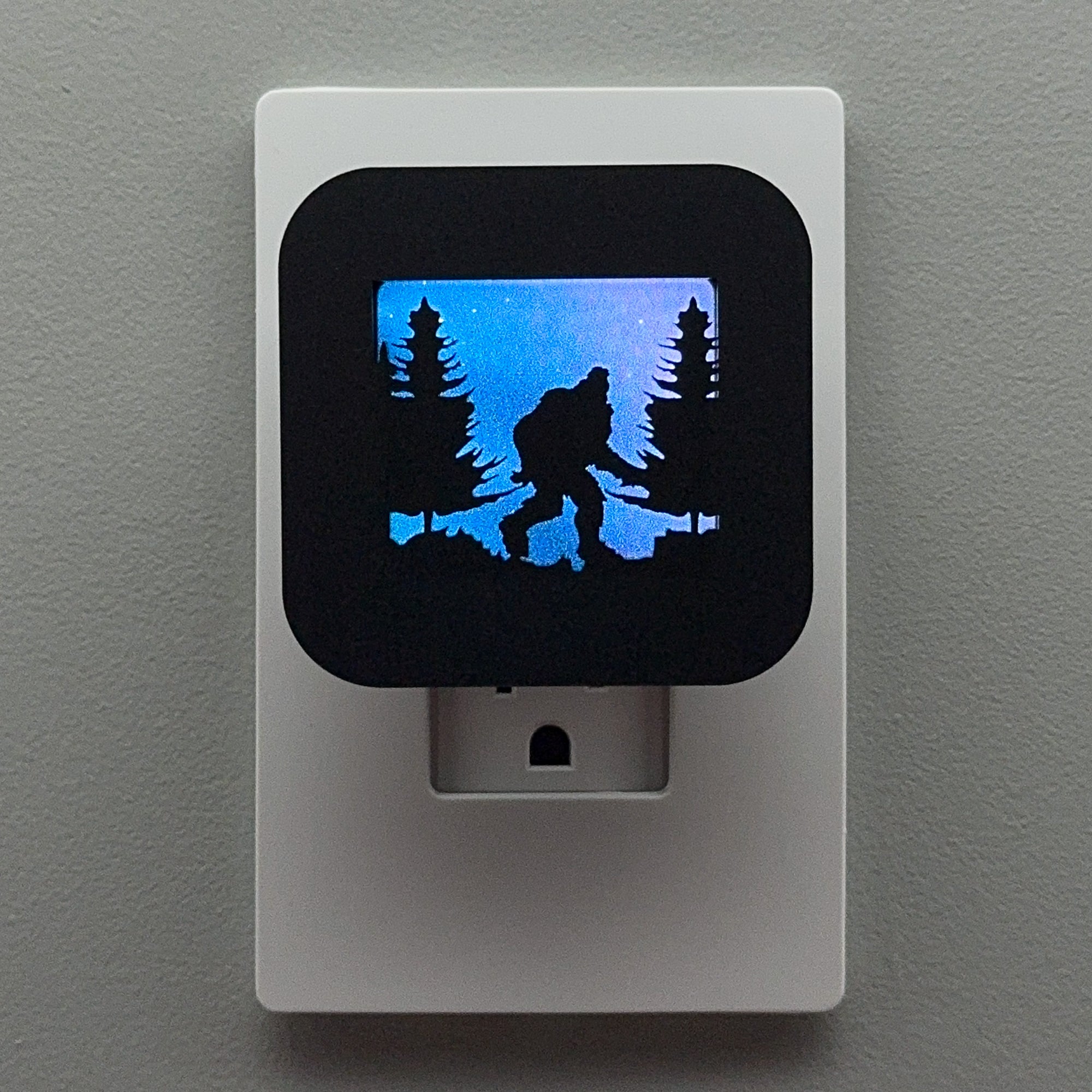 Bigfoot in the Forest Night Light