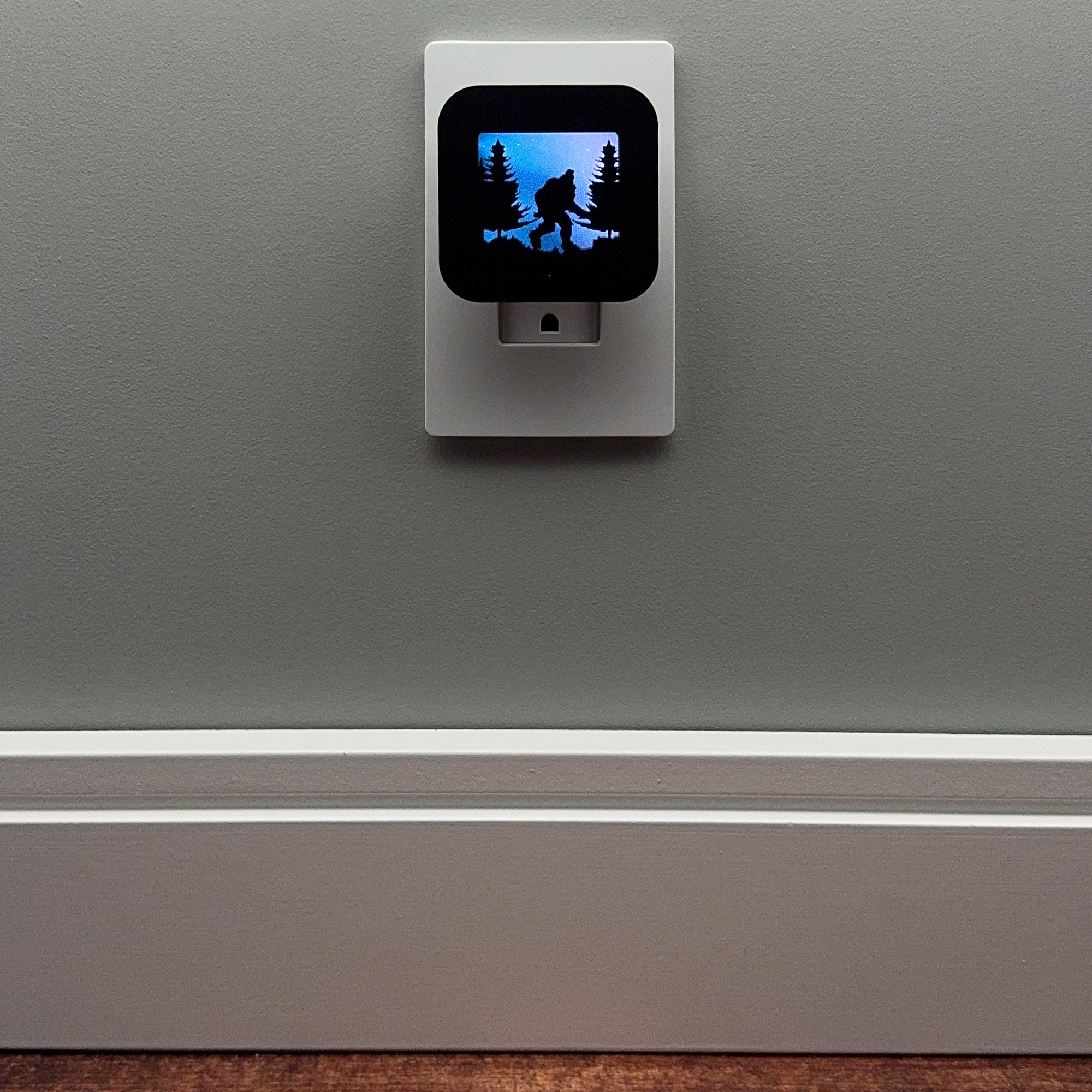 Bigfoot in the Forest Night Light