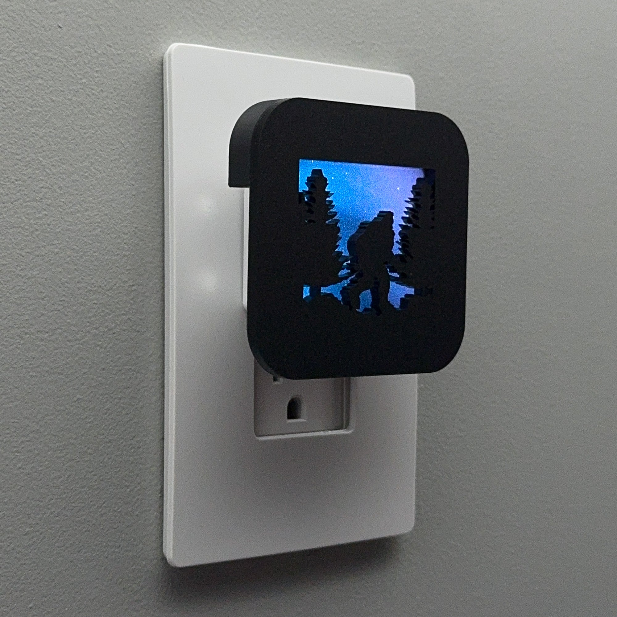Bigfoot in the Forest Night Light