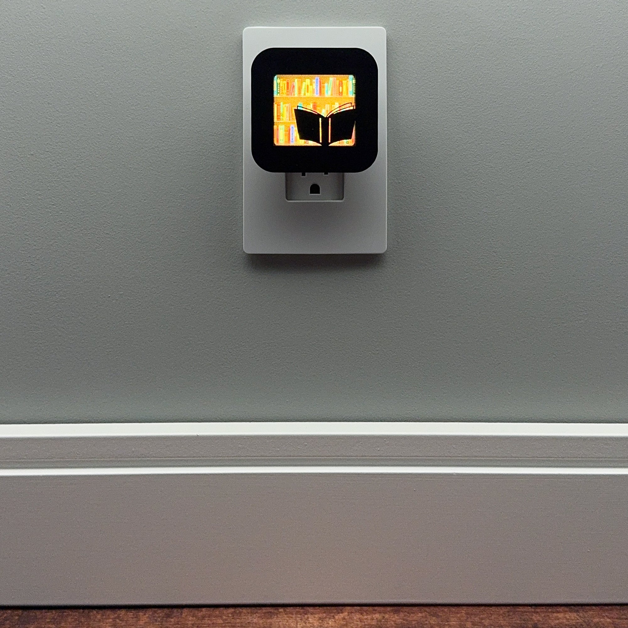 Reading Book in Library Night Light Cover ONLY